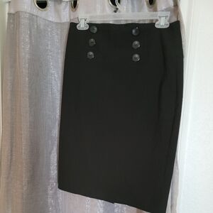 Black pencil skirt Size 7